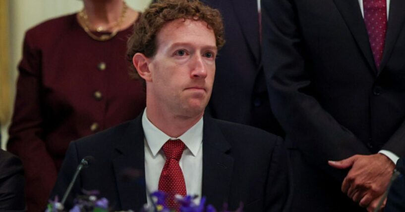 Mark Zuckerberg sits at a meeting of artificial intelligence experts at the White House on September 29, 2026 in Washington, D.C.