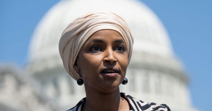 U.S. Rep. Ilhan Omar, a Minnesota Democrat seen in a 2023 photo, is reportedly the subject of multiple federal investigations.