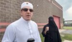 Undercover journalist James O'Keefe, left, went viral for exposing Minnesota's system that allows a voter to "vouch" for up to eight unregistered people to allow them to cast ballots - even if they're unrecognizable in austere Muslim face coverings, as his companion, Cam Higby, was. Now, the state has charged the journalists with felonies for their report.