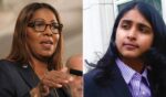 New York Attorney General Letitia James' opponent, Republican Saritha Komatireddy, right, accused her of neglecting the people of New York while she seeks to make a name for herself on the national stage.