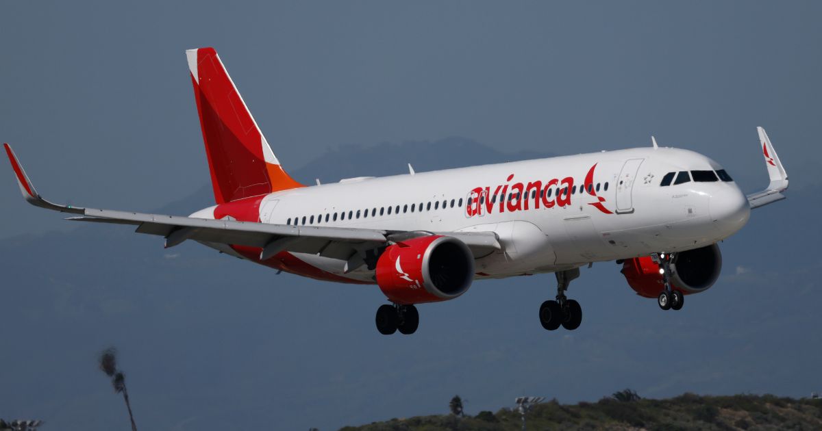 An Avianca Airlines Airbus A320 airplane arrives at Los Angeles International Airport in Los Angeles on March 7, 2026.