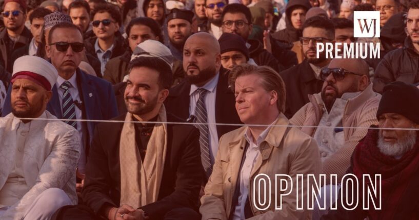 New York City Mayor Zohran Mamdani attends Eid al-Fitr prayers at Brooklyn's Prospect Park on March 20, 2026, in New York City.