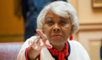 Virginia State Sen. L. Louise Lucas, a Democrat from Portsmouth, is pictured in a 2024 photo on the Senate floor at the Virginia State Capitol in Richmond.