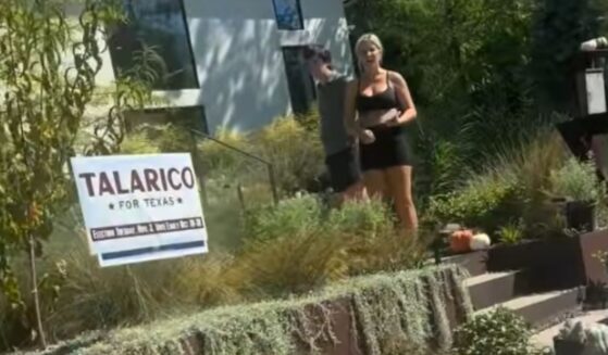 A black influencer got in an argument with Talarico supporters over parking in front of their $1.5 million home.