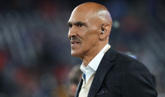 Tony Dungy looks on before a game Sept. 21, 2025, between the Kansas City Chiefs and the New York Giants at MetLife Stadium in East Rutherford, New Jersey.