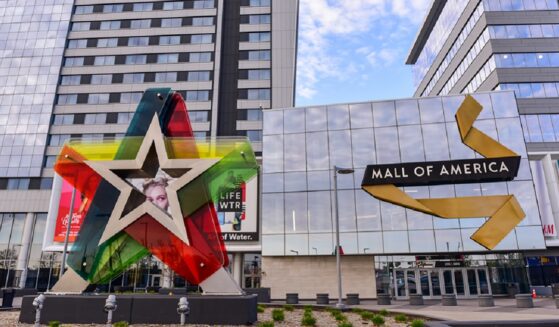 An exterior view of Minnesota's Mall of America.