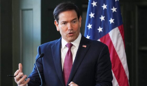 Secretary of State Marco Rubio, pictured at a Tuesday news conference.